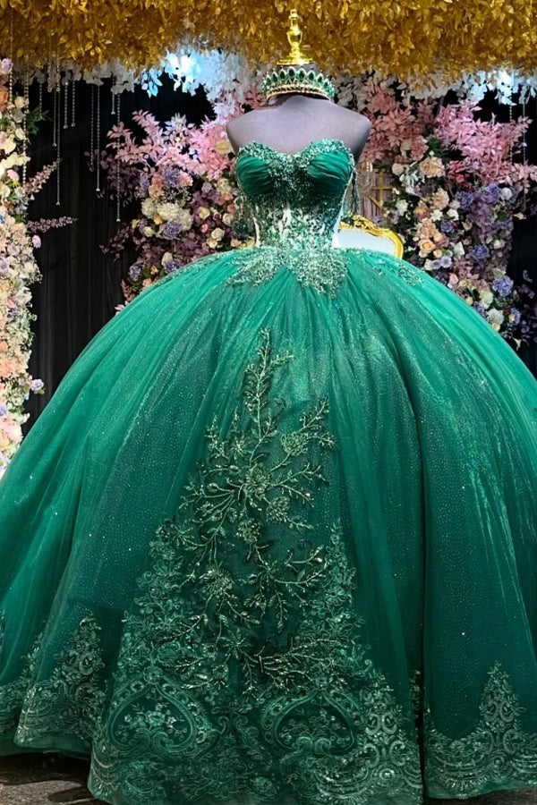 white christmas dresses Emerald Green Quinceanera Dresses Tulle Lace Appliques Sweet 16 Birthd Hebebridal white christmas dresses Emerald Green Quinceanera Dresses Tulle Lace Appliques Sweet 16 Birthd Hebebridal