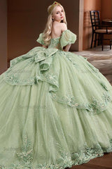 Ball Gown Off the Shoulder Quinceanera Dress Birthday Party Gown Sweet 16 Dress