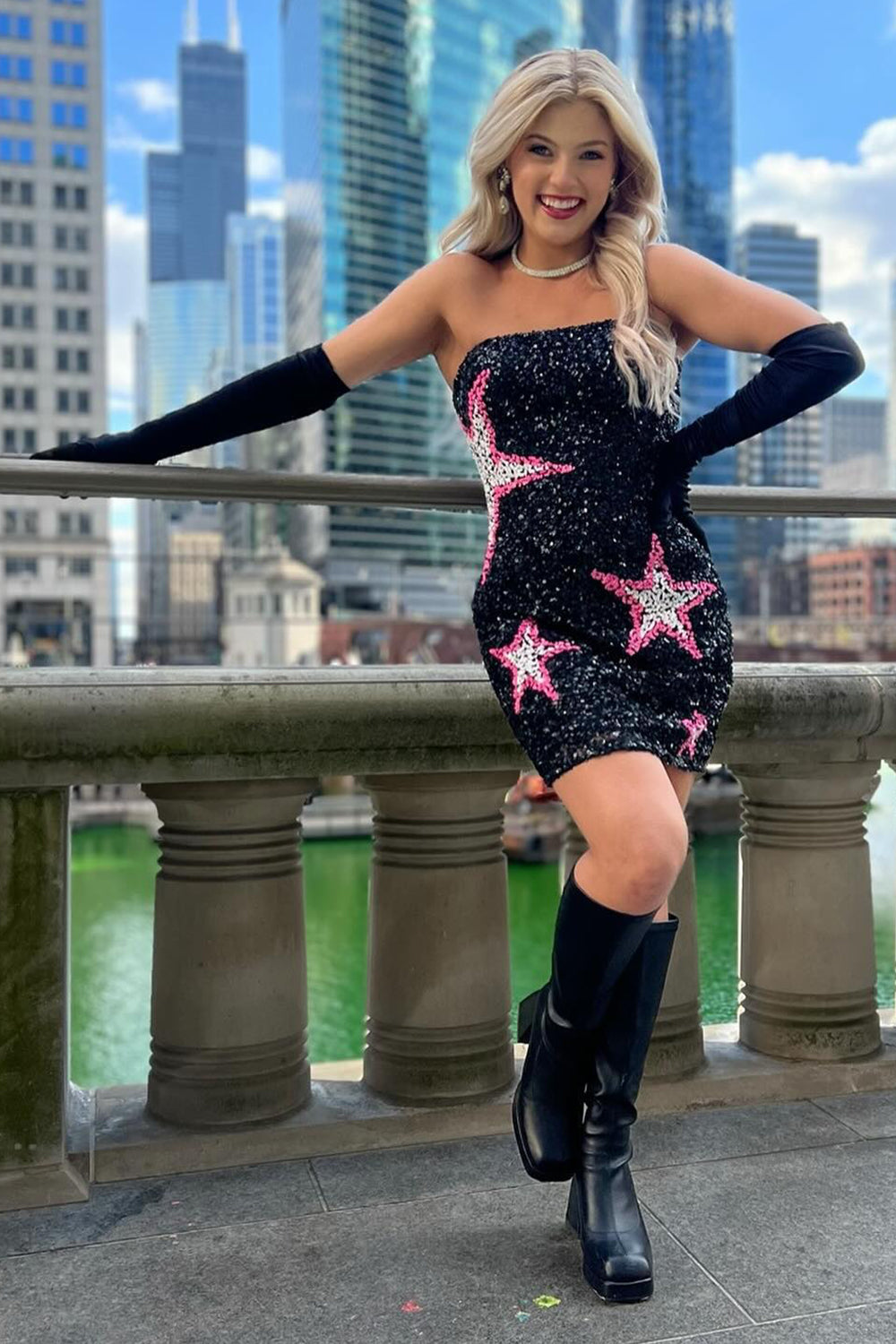 Black Homecoming Dresses Sequin Tight Short Cocktail Dresses