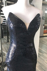 Black Homecoming Dresses Sweetheart Sequin Tight Short Cocktail Dresses