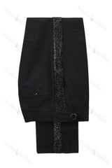 Blue Peaked Lapel Double Breasted Slim Fit Prom Suit for Men