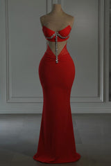 Column Chiffon Strapless Sleeveless Formal Dress With Appliques