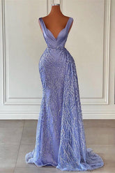 Fabulous Sleeveless Mermaid Satin Prom Dresses