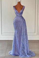 Fabulous Sleeveless Mermaid Satin Prom Dresses