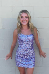 Golden Homecoming Dresses Sequin Strapless Sleeveless Tight Prom Dress