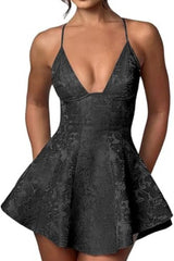 Hor Selling Halter Satin Short Homecoming Dresses Ruffle for Girls