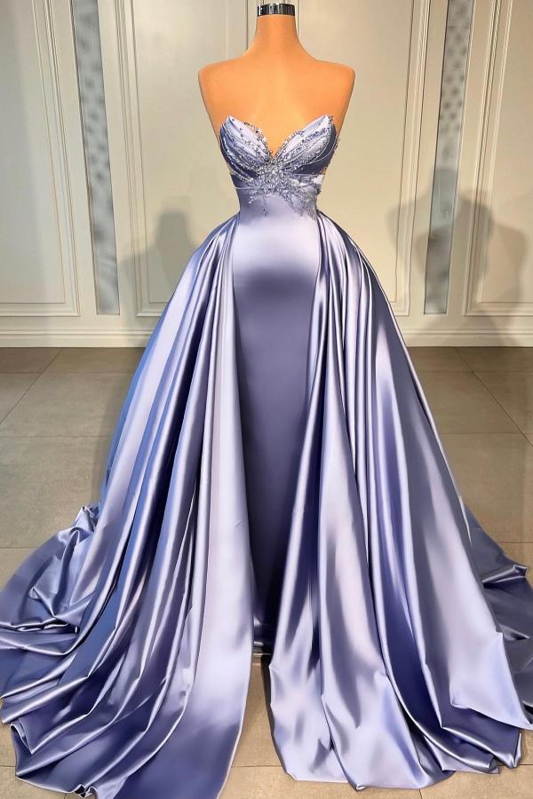 Lavender Long Glitter A-line Sleeveless Prom Dress With Beads | Suzhoufashion Lavender Long Glitter A-line Sleeveless Prom Dress With Beads | Suzhoufashion
