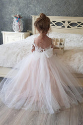 Lovely Cap Sleeves Princess Flower Girl Dress