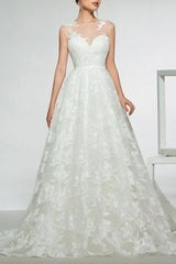 Mermaid Wedding Dress Jewel Lace Tulle Satin Cap Sleeve Bridal Gowns Country See-Through Backless with Sweep Train