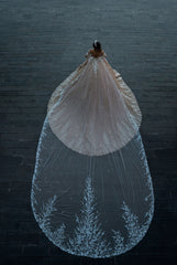 Princess Off The Shoulder Champagne Lace Sequins Ball Gown Wedding Dresses