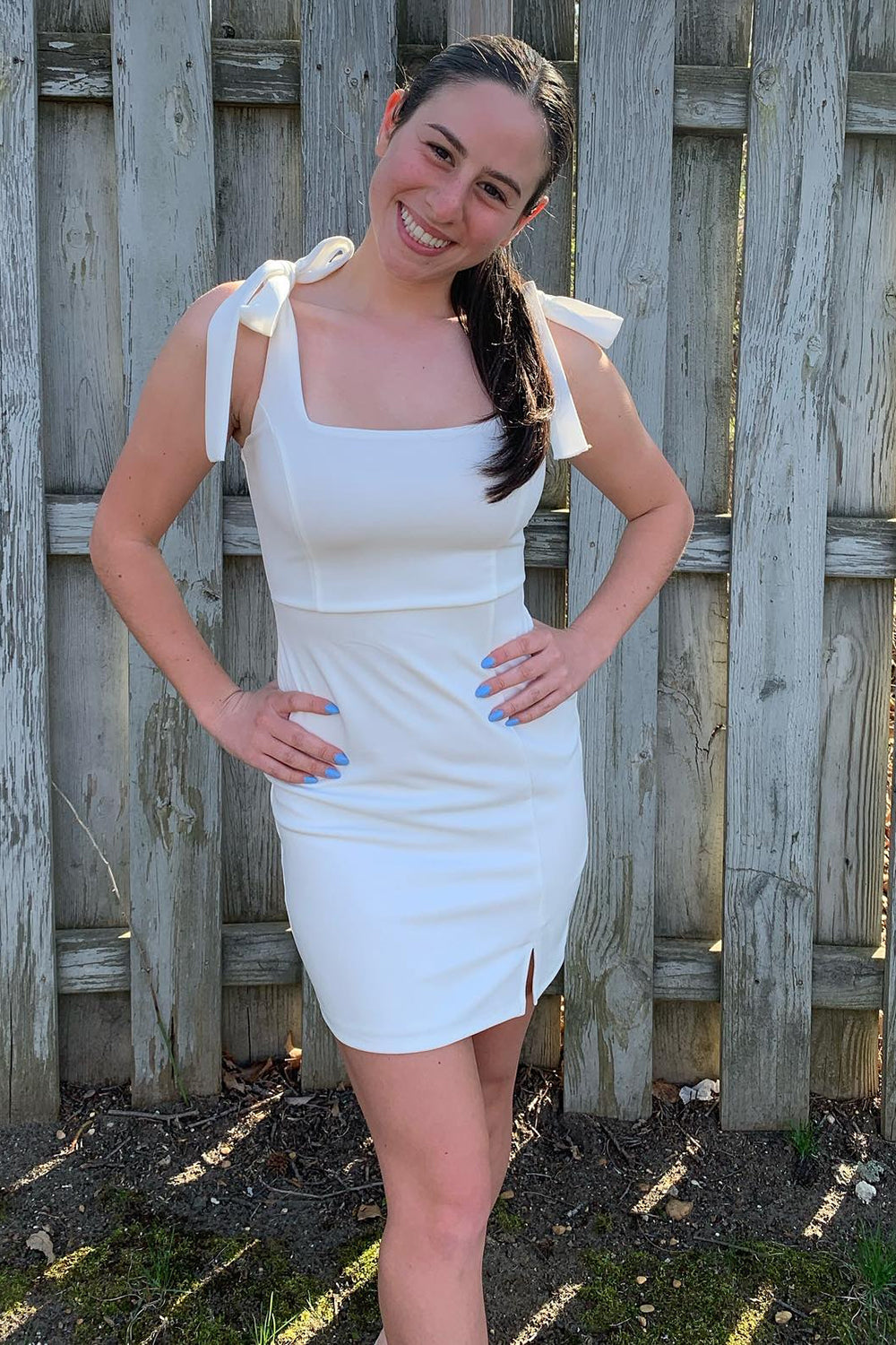 Simple Homecoming Dress Tight Prom Dress with Slit Suzhoufashion Simple Homecoming Dress Tight Prom Dress with Slit Suzhoufashion