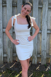 Simple Homecoming Dresses Tight Prom Dress with Slit