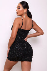 Spaghetti Straps Little Black Homecoming Dresses