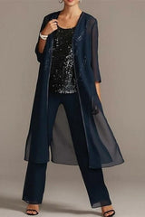 Suzhoufashion Classy Mother of the Bride Dresses Chiffon Bridesmaid Jumpsuit