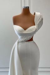 Suzhoufashion Fabulous One-Shoulder Sweetheart Sleeveless Wedding Dresses With Beads