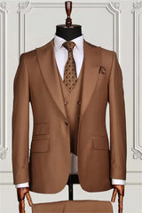 Suzhoufashion Formal Three Pieces Slim Fit Business Suits For Men