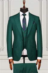 Suzhoufashion Green Single Breasted Bespoke Men Suits