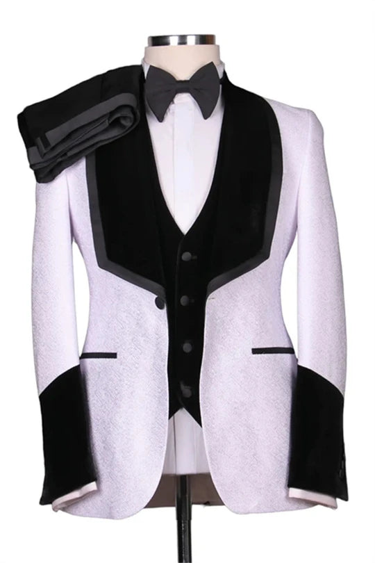 Suzhoufashion Newest Shawl Lapel Men's Wedding Suits