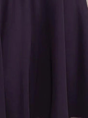 V Neck A Line Tea Length Dress with Half Sleeves and Lace Appliques for Mothers