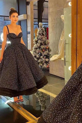 Amazing Spaghetti Strap Sweetheart Ball Gown Beads Evening Formal Dress With Lace