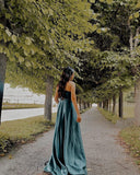 Asymmetrical One-Strap Satin Prom Dress Online