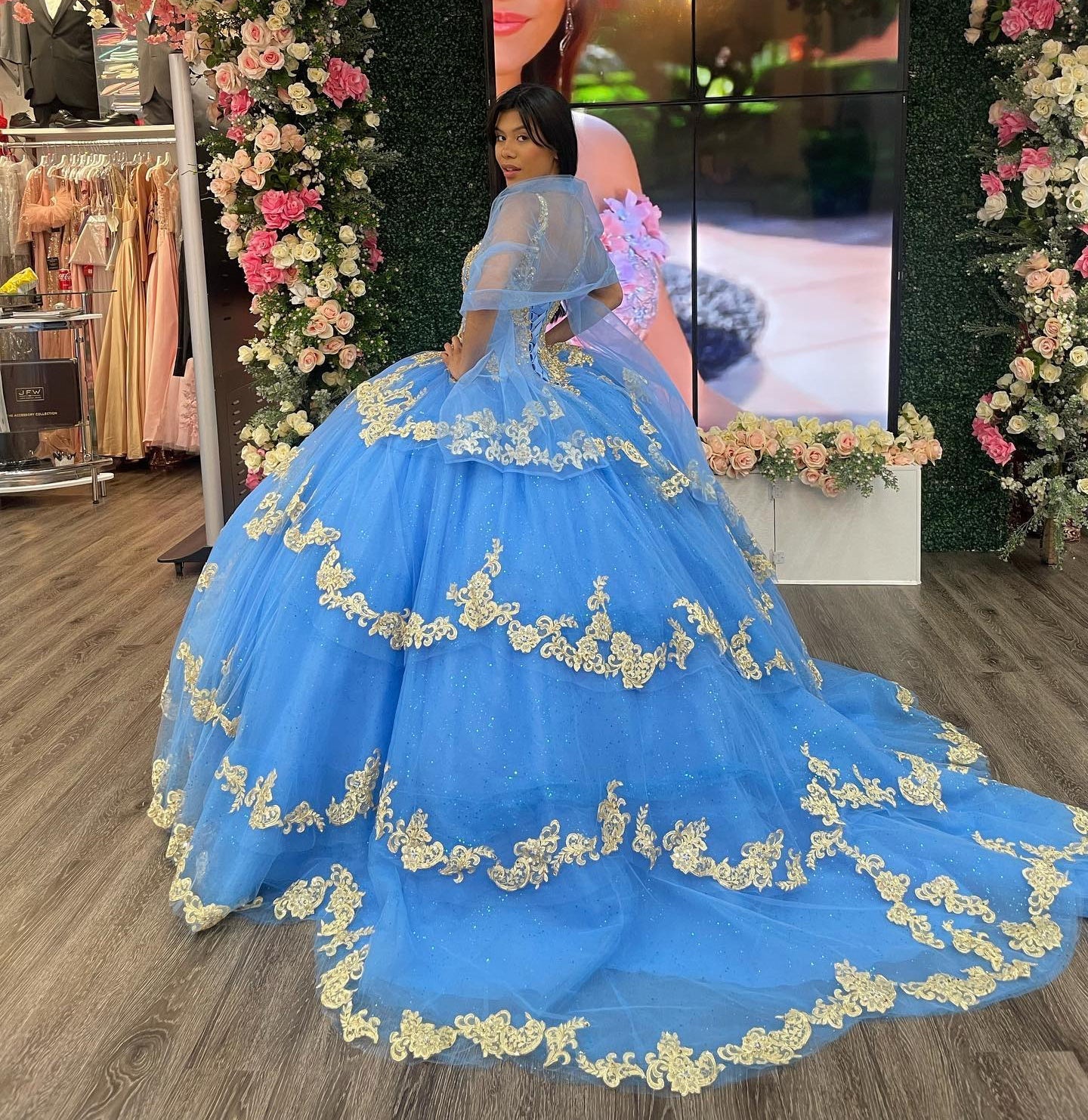 evening cocktail princess quinceanera dresses Quinceanera Collection Dress 26100