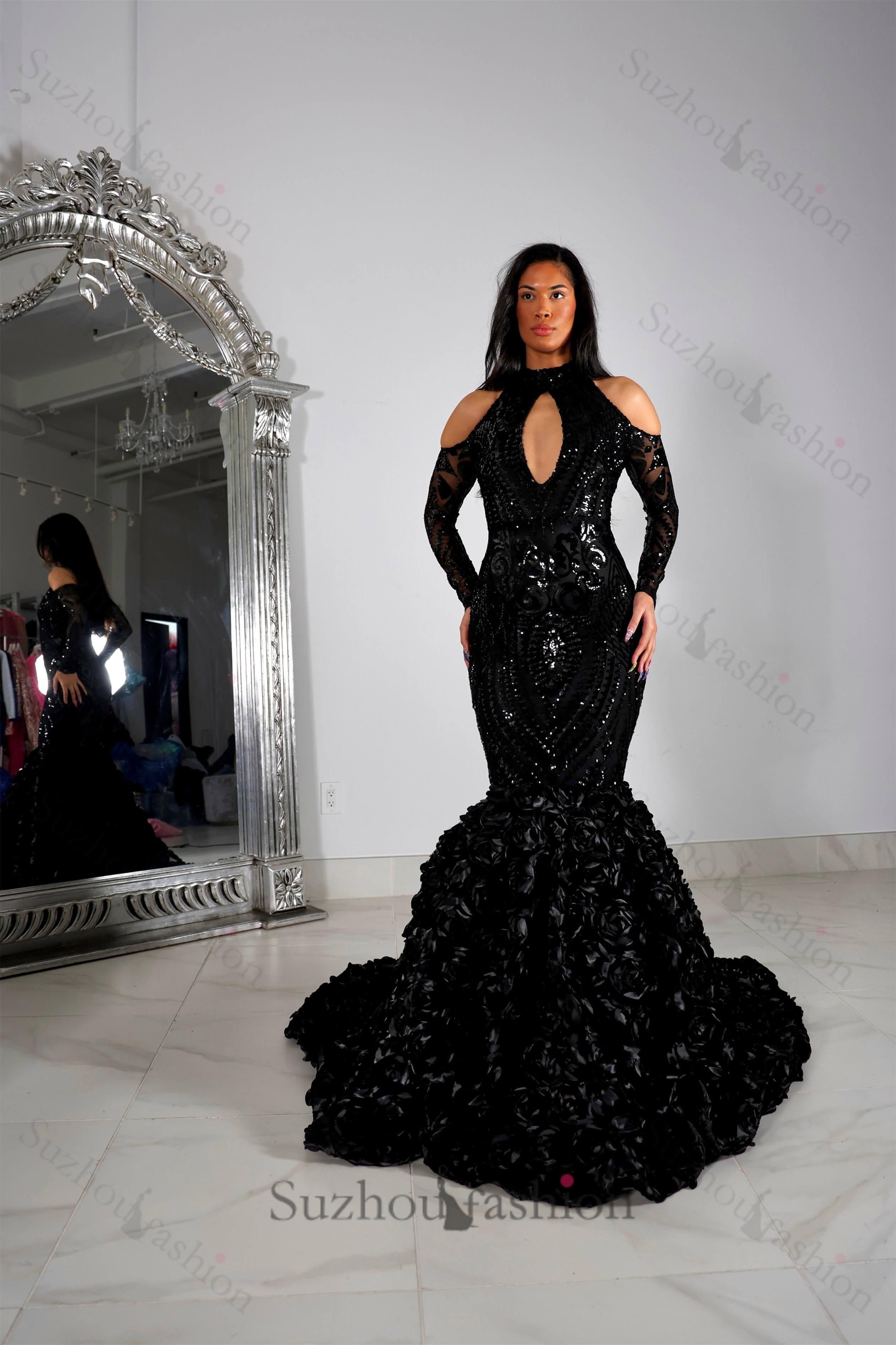stunning black lace dress The Eloise Dress in Black Chantilly Lace 0 / Black Chantilly Lace