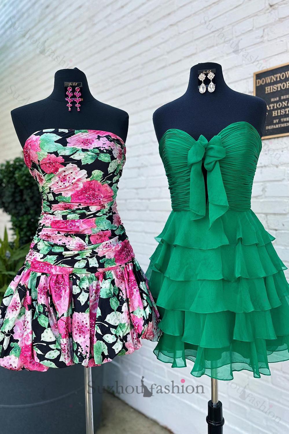 Black And White A Line Homecoming Dresses Tulle Tiered Sweetheart Short Cocktail Dresses