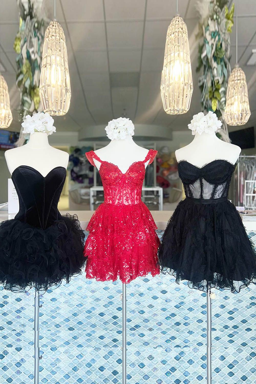 sachin and babi light blue dress Black Prom And Homecoming Dresses