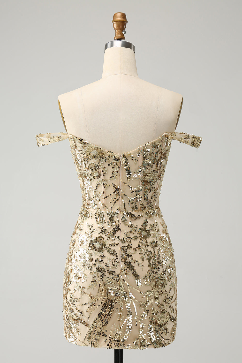 Black Homecoming Dresses Corset Tight Short Cocktail Dresses With Sequin