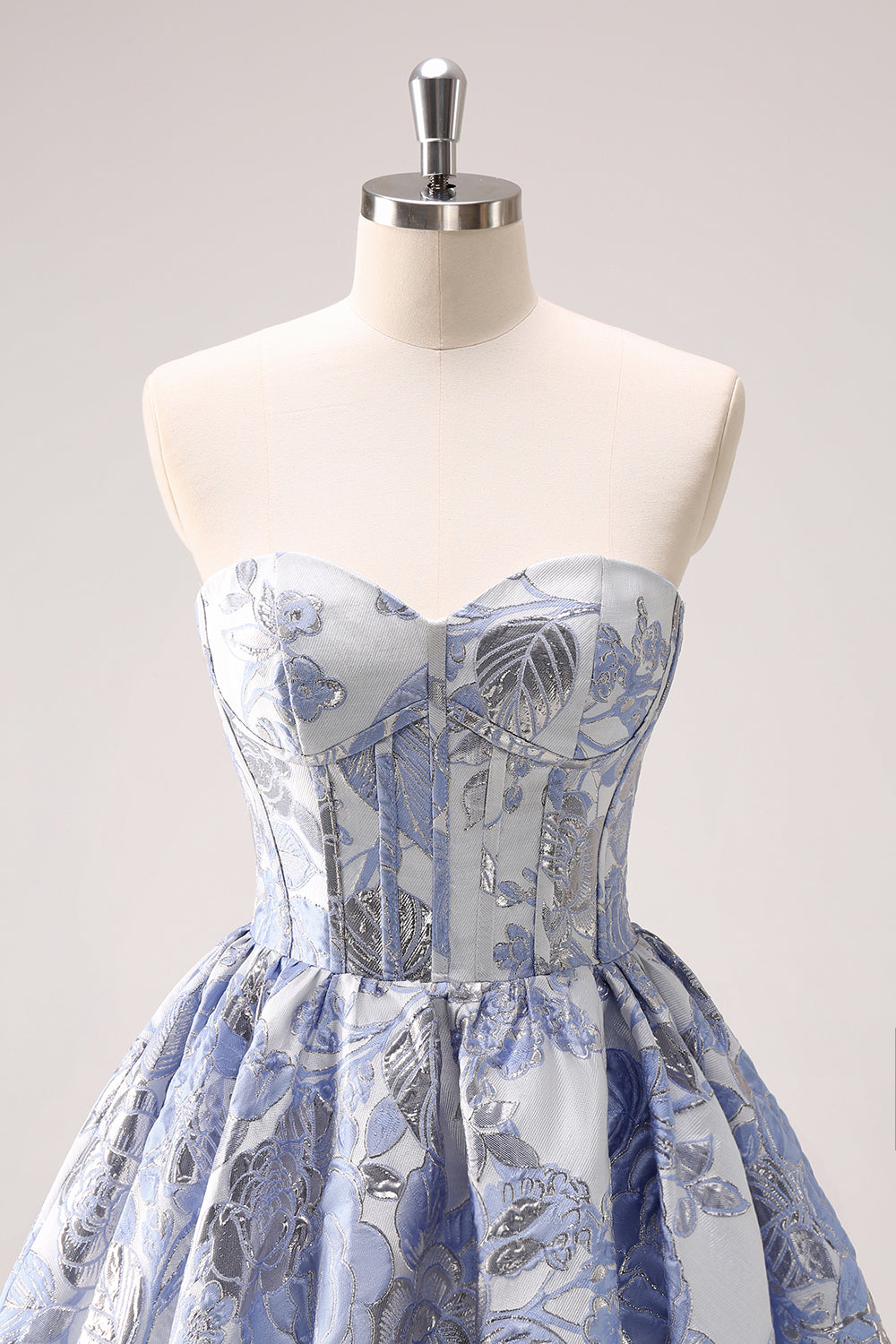 Blue Homecoming Dresses Corset A Line Short Cocktail Dresses