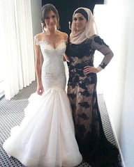 Button Mermaid mermaid Sweetheart Charming Tulle Zipper Lace Beadings Wedding Dress