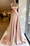 Charming Satin Sleeveless Prom Dress Beadings Slim Party Gown