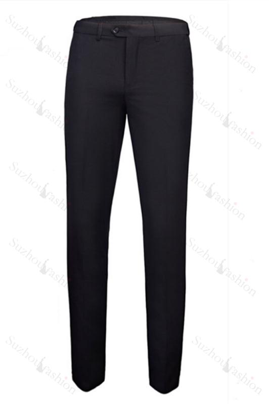 Chic Navy Blue Shawl Lapel 2 Piece Jacquard Men's Wedding Suit