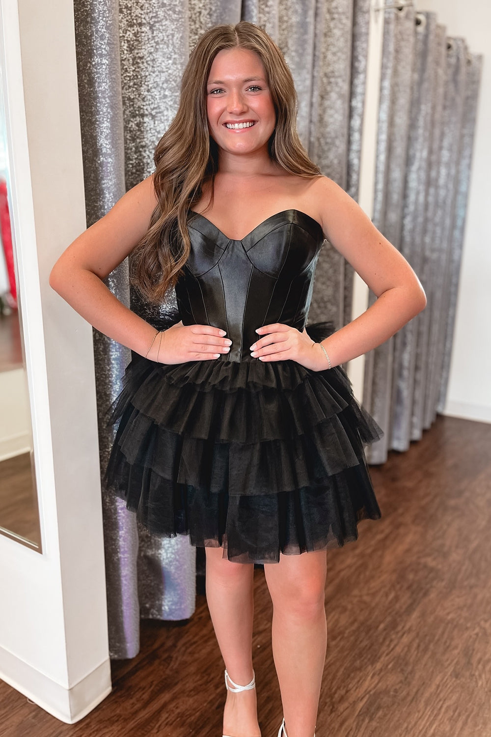 corset short dress Thats So Fetch | Jetta Strapless Corset Mini Dress | Baby Pink