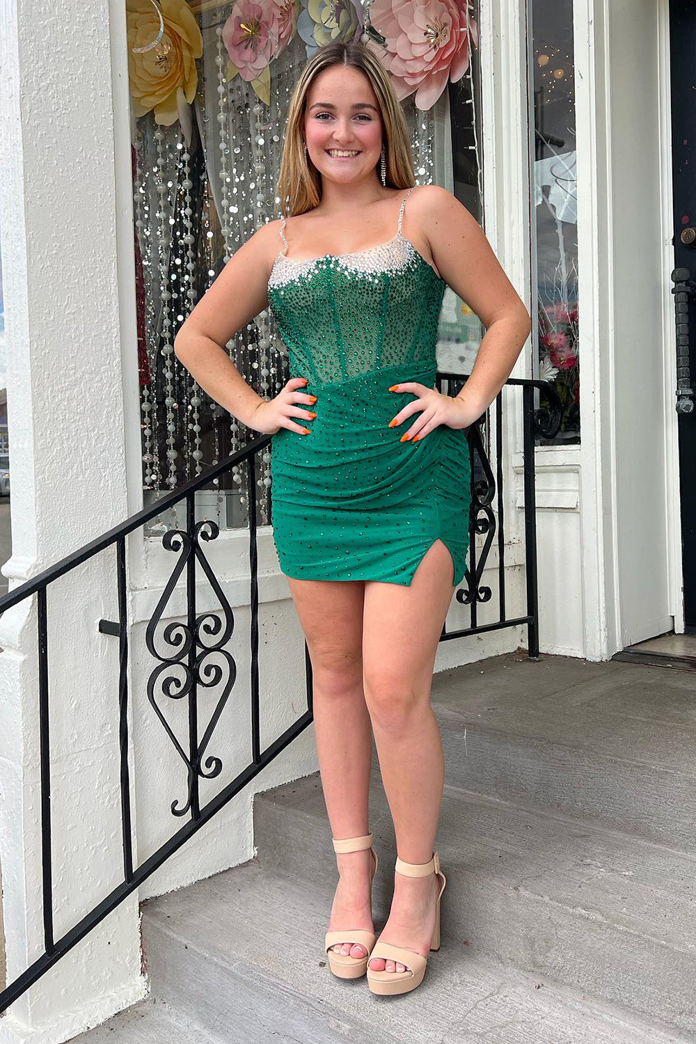 Corset Black Homecoming Dresses Tight Short Cocktail Dresses with Beadings