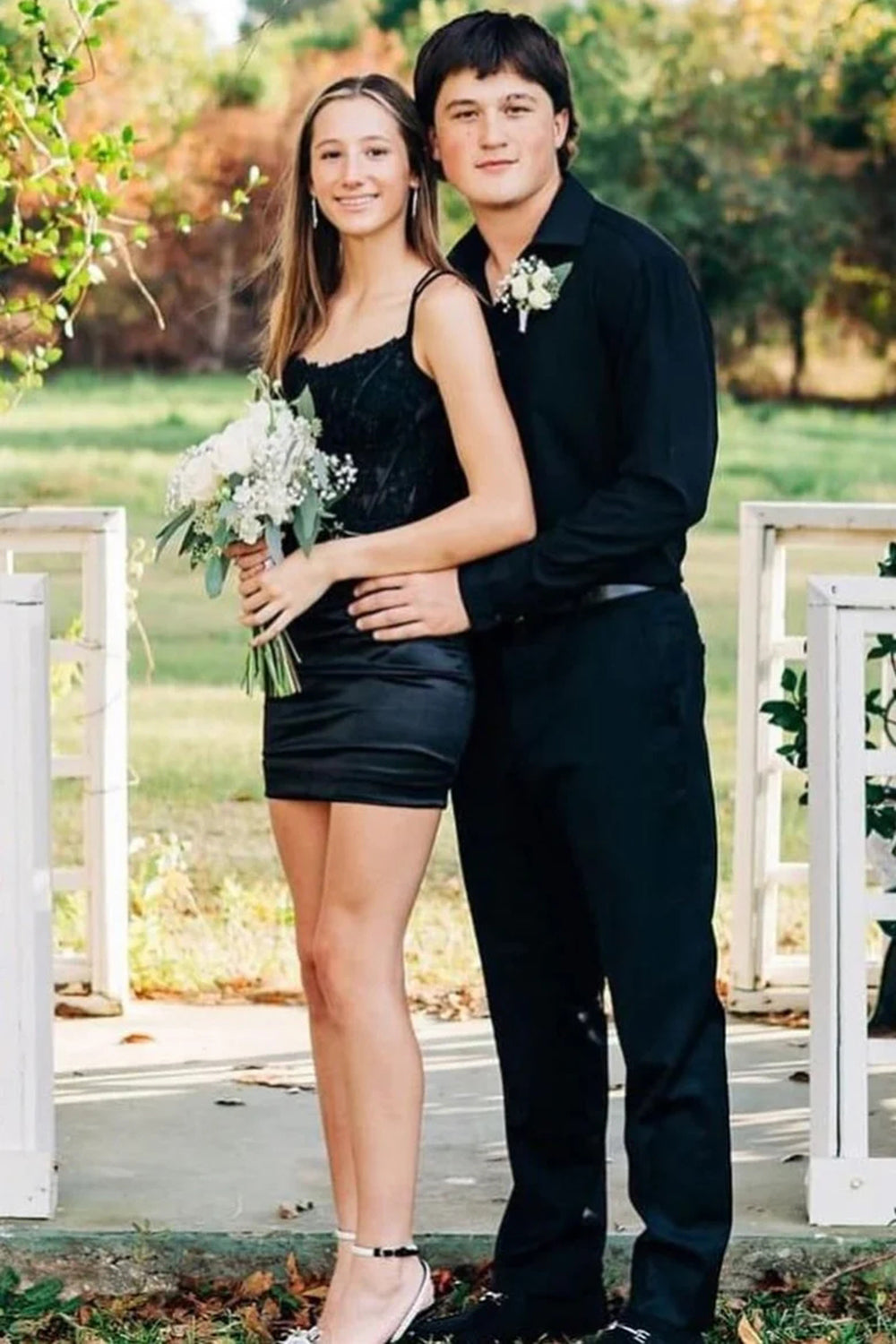 Corset Dark Spaghetti Straps Green Homecoming Dresses Tight Short Cocktail Dresses with Lace