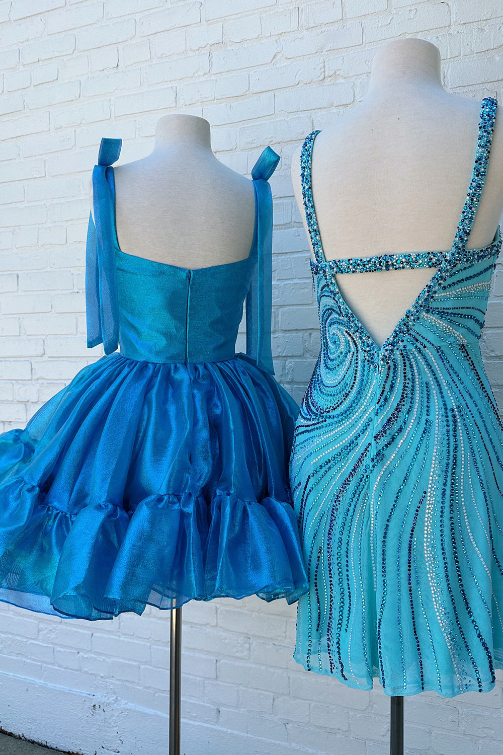 Cute Pink Homecoming Dresses A-Line Short Cocktail Dresses with Bow