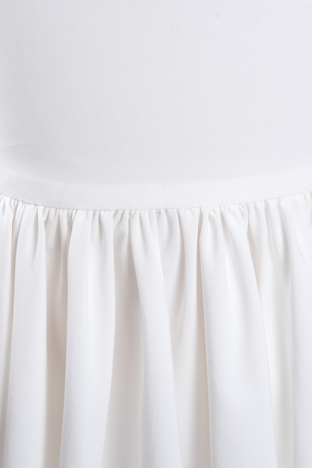 Cute White Ruffle Sleeves Flower Girl Dress Pleated A-line Little Girl Dress for Wedding Party