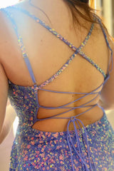 Dark Green Homecoming Dresses Sequin Lace-Up Back Tight Short Cocktail Dresses