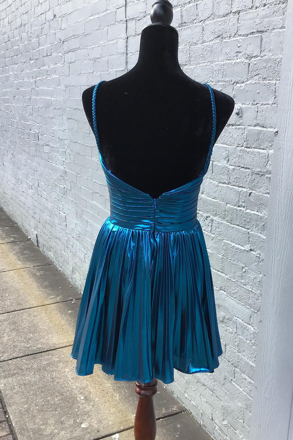Dark Purple Homecoming Dresses A Line Halter Short Cocktail Dresses