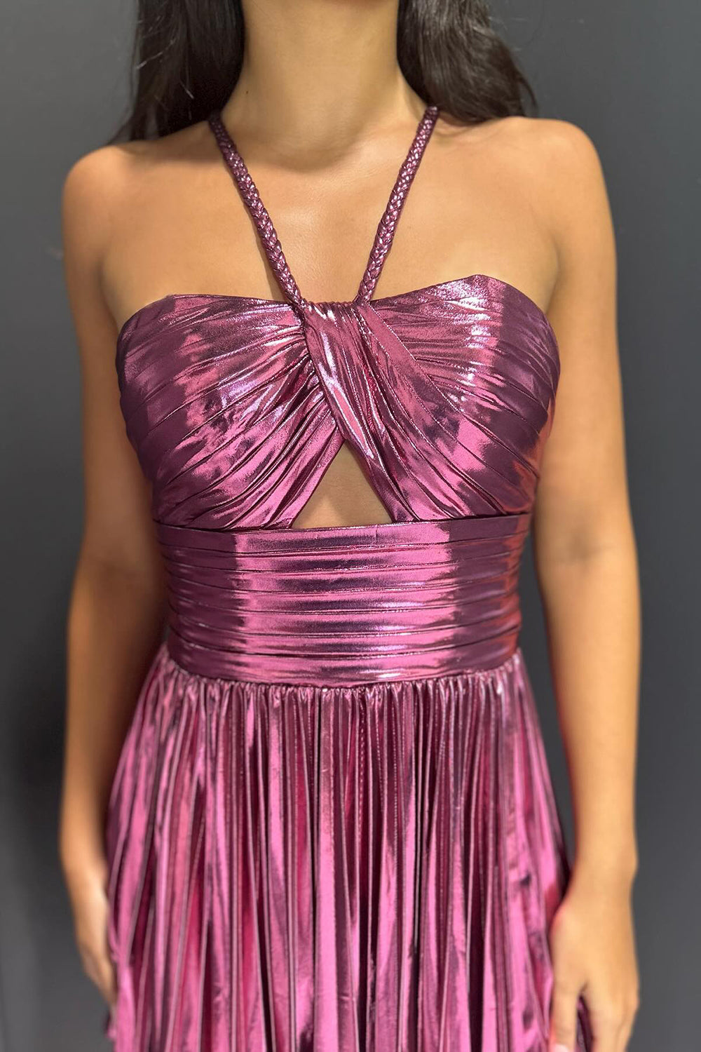 Dark Purple Homecoming Dresses A Line Halter Short Cocktail Dresses