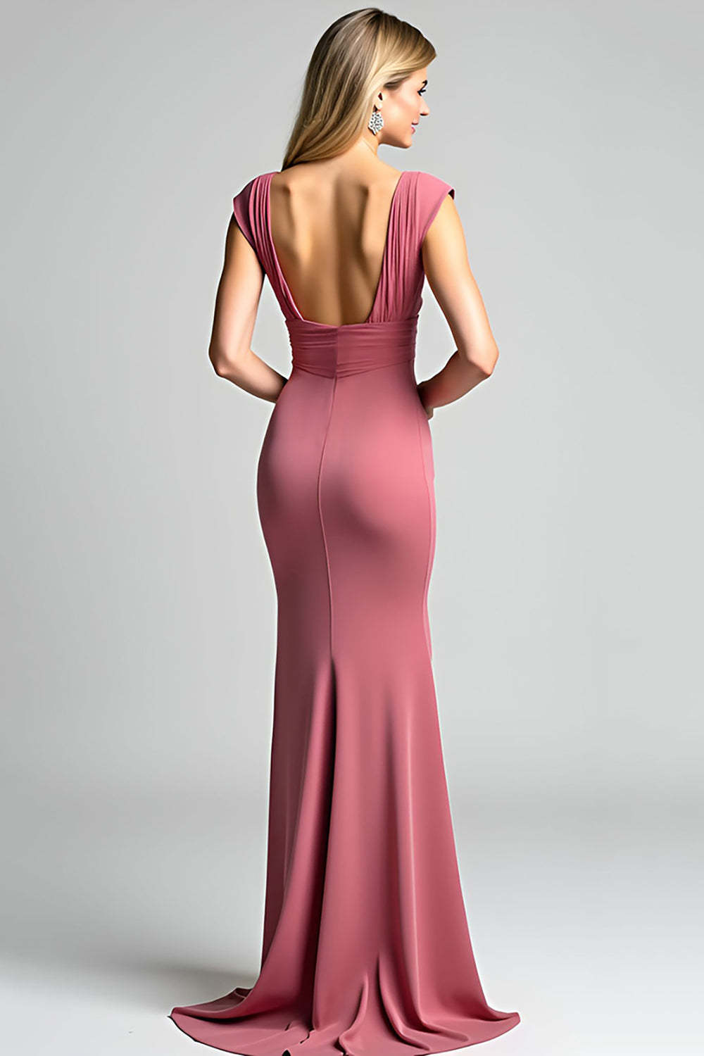 slim fit dress slacks Zapaka Women Desert Rose Floral Long Prom Dress A-Line Off The Shoulder Satin Corset Formal Dress, Desert Rose / US24W main image 1