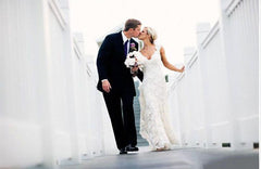 Elegant Full Lace Beach Wedding Dress Open Back Sleeveless Summer Wedding Gowns