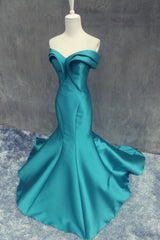 Elegant Off the Shoulder Mermaid Prom Dress New Arrival Zipper Cystom Made Evening Gown