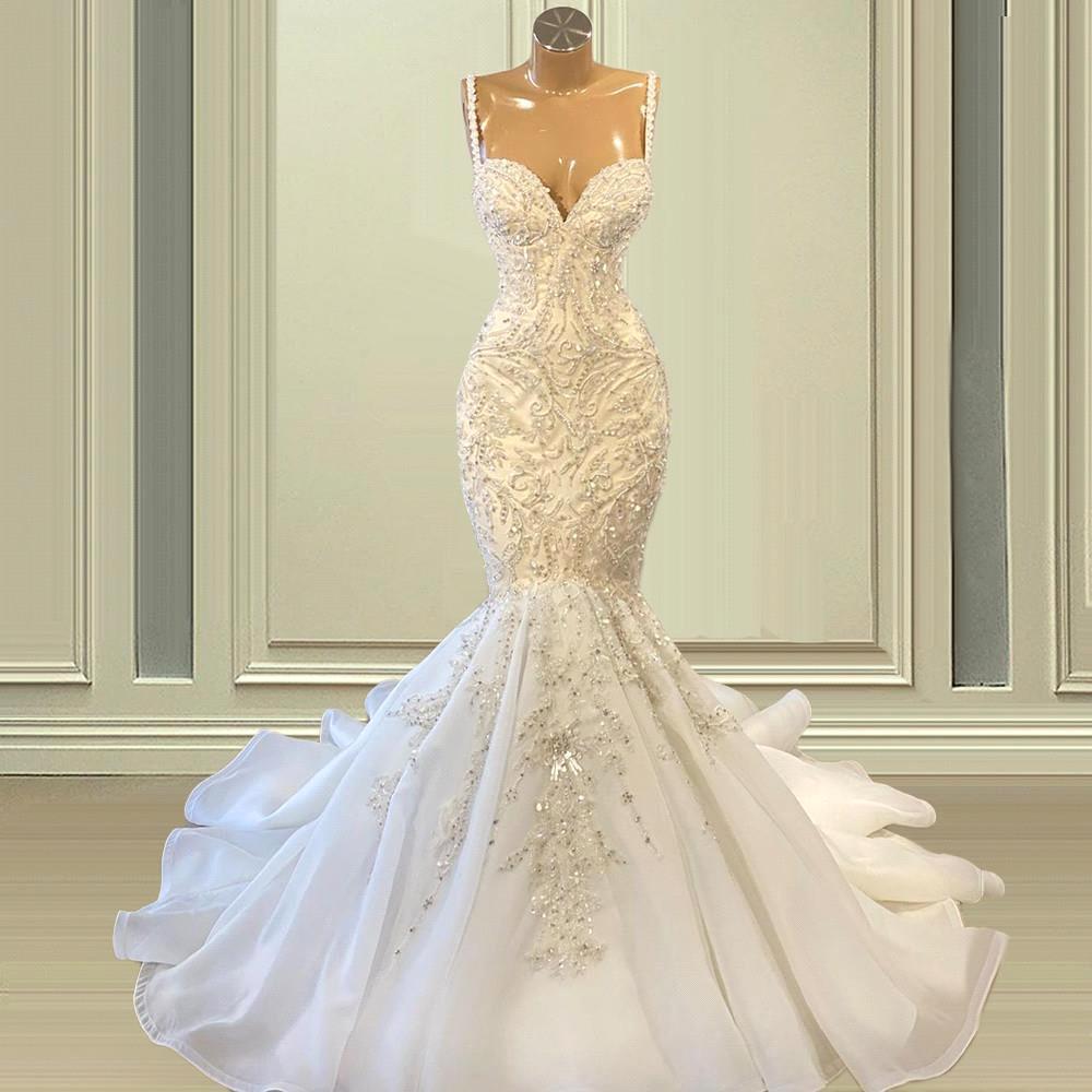 sweetheart lace mermaid wedding dress Tulle Mermaid Sweetheart Lace Appliques Wedding Dress PW350