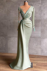 Elegant Sleeveless White Simple Chiffon Wedding Dress V-Neck AlineSoft Lace Bridal Dress