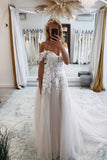 Elegant Sweetheart Off-the-Shoulder Cap Sleeves Long Lace Bridal Dress