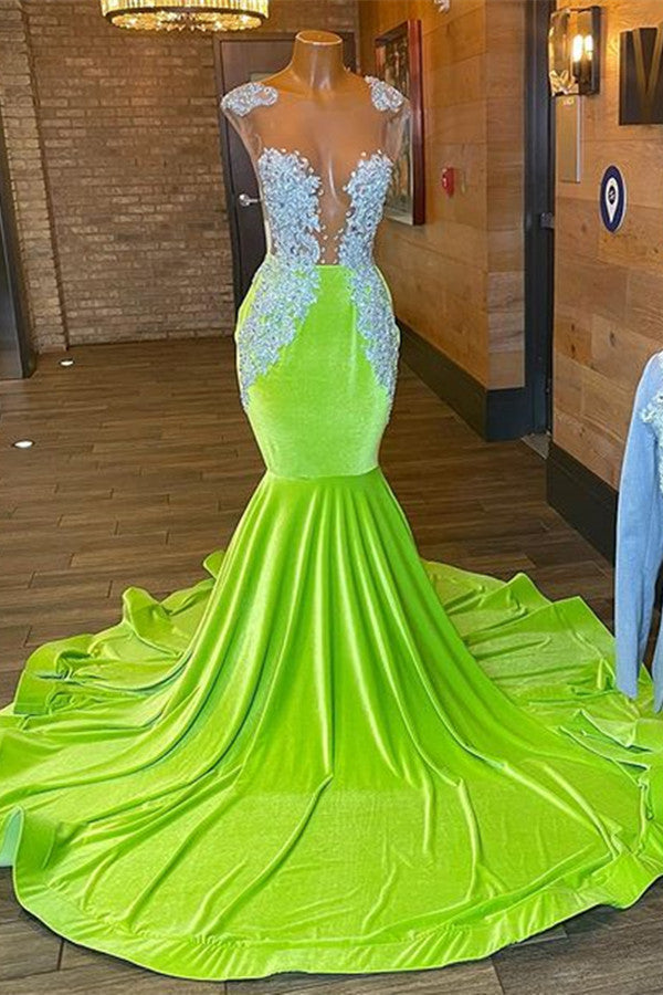 Eye-catching Sleeveless Backless Mermaid Prom Dress With Beading