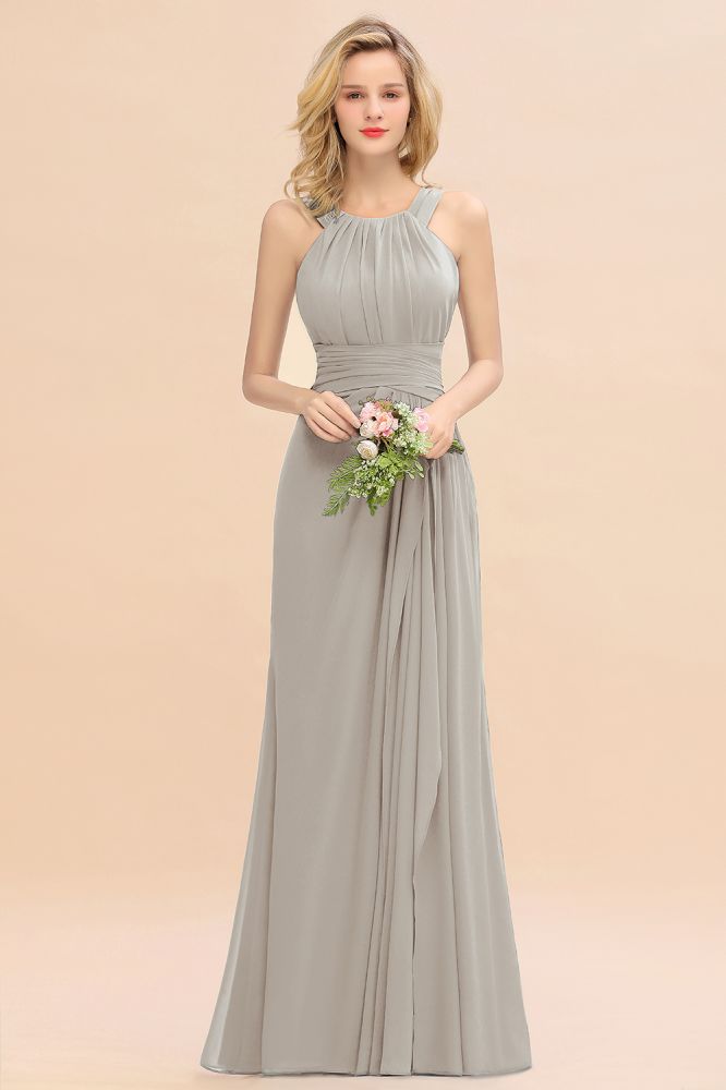Fabulous Halter Elegant Bridesmaid Dresses Long Dress for Wedding Party